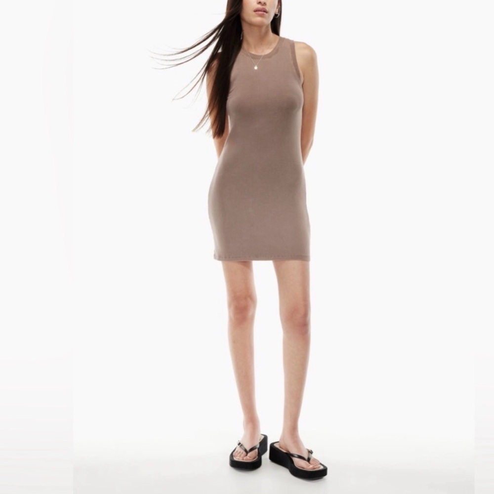 Aritzia Wilfred free dunes dress taupe XS